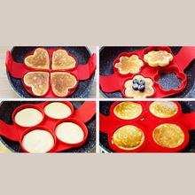Silicone Pancake Maker Egg Ring Maker Nonstick Easy Fantastic Egg Omelette Mold Kitchen Gadgets Cooking Tools 2024 - buy cheap