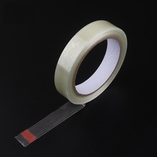 Fita de filamento reforçada de fibra 1 peça, 20mm, 25m/50m, face única, transparente, para embalagem alta, sem traços 2024 - compre barato