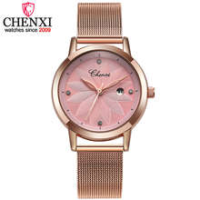 CHENXI Women Quartz Watches Ladies To Brand Luxury Wristwatches Clock Calendar Rose Gold Wrist Watches Relogio Feminino 2024 - buy cheap