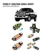 Led interior lights For Ford f-250/350 2004-2007  15pc Led Lights For Cars lighting kit automotive bulbs Canbus 2024 - buy cheap