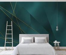 Custom 3D mural wallpaper geometric light luxury line background wall simple Nordic decorative painting 2024 - buy cheap