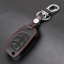 Leather Key Case Key Fob Cover keychain For Hyundai Tucson Creta ix25 ix35 i20 i30 HB20 Elantra Verna Mistra 2015 2016 2017 2018 2024 - buy cheap