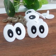 Ojos estampados de plástico de 28x35mm, Ojos de juguete de seguridad y arandela suave para muñeco de oso de peluche diy, accesorios, 20 uds, 50 uds, opción de 100 Uds. 2024 - compra barato