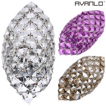 Crystal Modern Wall Lamp Sconce LED Wall Light Fixture For Home Bedroom Hallway Indoor Lighting Clear /purple/amber AC110-240V 2024 - buy cheap