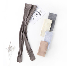 Meia-calça feminina listrada algodão, meias-calças femininas justas coloridas 2024 - compre barato