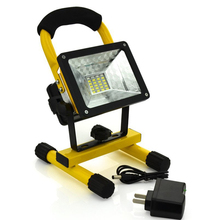 Portable IP65 24LED 30W Flood Light Waterproof Spotlights Rechargeable 18650 Battery Floodlight Outdoor LED Work Emergency Light 2024 - buy cheap