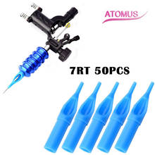 New Pretty ATOMUS 50pcs High Quality Plastic Sterile Disposable Tattoo Tips For Tattoo Needles Tool 7RT Tattoo tool Accessories 2024 - buy cheap