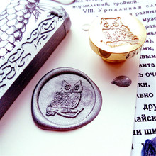 SteamPunk Owl Wax Seal Stamp - 1pcs Japanese flower Knot Metal Stamp / Wedding Wax Seal Stamp / Sealing Wax Stamp 2024 - buy cheap