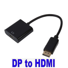 Адаптер DP к HDMI DisplayPort-HDMI HDTV-Кабель-адаптер 100 шт., переходник «штырь-гнездо» с поддержкой 1080P для проектора HDTV 2024 - купить недорого