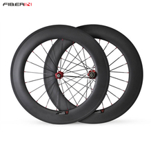 Free shipping 700C 88mm carbon clincher wheelsets 23mm Wide road bike carbon wheels bicycle carbon wheels 2024 - buy cheap
