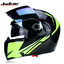 New Arrival JIEKAI-105 Safety Flip Motorcycle Helmet with Internal Sun Visor Everyone Affordable Twin Lens Motorcycle Helmet 2024 - buy cheap