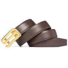 Men's Belt Automatic buckle designer belt men Genuine Leather Belts For men Luxury strap high quality cowhide birthday present 2024 - buy cheap