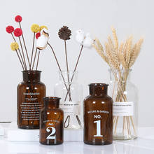 Nordic Design Glass Vase Home Decoration Flower Vase Flower Arrangement Hydroponic Tabletop Vase For Floral Decoration 2024 - buy cheap