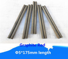 dia.5*175mm graphite rod ,   graphite stirring rod ,   carbon mixing stick / FREE SHIPPING  10pcs 2024 - buy cheap
