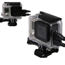 Защитный чехол с каркасом для Gopro hero 4 3 +, аксессуары для камеры, боковая крышка, защитный чехол для Go Pro 2024 - купить недорого