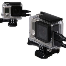 Funda protectora lateral abierta para Gopro hero 4 3 + Accesorios de cámara Carcasa protectora abierta lateral para Go Pro 2024 - compra barato