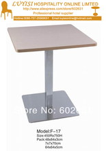 coffee table,stainless steel base and MDF top,knock down packing 1pc/carton,fast delivery 2024 - buy cheap