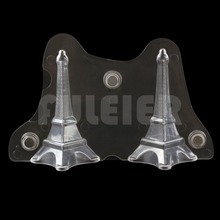 3D Eiffel Tower magnetic Polycarbonate chocolate mold, bakeware candy chocolate mould cake decoration pastry baking tools 2024 - buy cheap