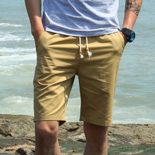 Shorts Men Brand Summer Casual Beach Shorts Homme Quality Male Shorts Elastic Waist Fashion Boardshorts Cotton Shorts Plus Size 2024 - buy cheap