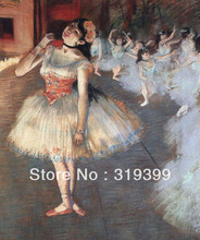 Oil Painting Reproduction on Linen Canvas,The Star by edgar degas ,Free DHL Shipping,100%handmade oil paintings 2024 - buy cheap