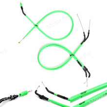 Throttle and Clutch Cable Kits For Kawasaki Z800 2013 2014 2015 Stainless Wire Rubber Motorcycle Accessories Z 800 13 14 15 2024 - buy cheap