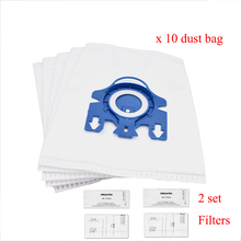 10Pcs Dust Bags 2 sets Filters Replacements for Miele 3D GN COMPLETE C2 C3 S2 S5 S8 S5210 S5211 S8310 Vacuum Cleaner Bag 2024 - buy cheap