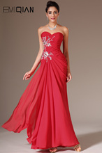 Vestido de baile vermelho sem alças com apliques de renda frete grátis 2024 - compre barato