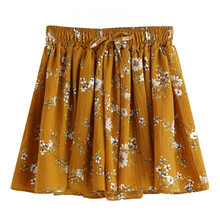 Women Shorts Floral Print Mid Waist Elastic Loose Shorts Casual Summer Daily Short Pants Calções das mulheres Short Femme été #E 2024 - buy cheap