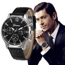 GENEVA мужские деловые часы для женщин 2020Top бренд кожаный ремешок аналоговые кварцевые наручные часы женские часы Relogio Relojes # N 2024 - купить недорого