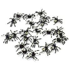 New 5PCS Small Scary Spiders Halloween Party Props Decoration Horror Joke Toy 2024 - buy cheap
