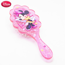 Disney Minnie Mouse Comb Kids Gentle Anti-static Brush Tangle Wet & Dry Bristles Handle Tangle Comb Curly Hair Brush Combs 2024 - buy cheap