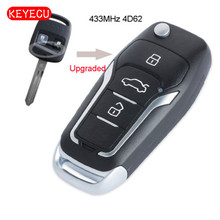 Keyecu-llave de coche remota abatible mejorada, Fob, 315MHz/433MHz, Chip 4D62 para Subaru Impreza Forester Liberty 2024 - compra barato