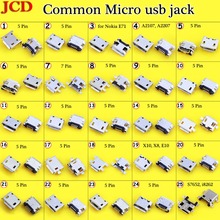 JCD-conector de carga Micro usb hembra V8, Conector de puerto de 5 pines, 7 pines, para Samsung, Huawei, Lenovo, teléfono, tableta, pc, Nokai 2024 - compra barato