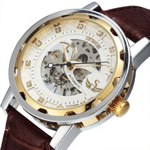 2016 de Design Da Marca Sewor Esqueleto Homem de Negócios de Moda Relógio Militar Vento Mão Mecânica Relógios De Pulso Novo Relógio de Luxo Clássico 2024 - compre barato