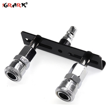 IGRARK Metal Sex Machine Double Penetration Dildos Holder Attachment Fit for Quick Connector Dildos Adult Sex Products 2024 - buy cheap