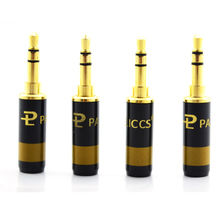 High Quality Free shipping 5pcs 3.5mm Pailiccs Male Plug Gold Plated Stereo Audio Jack soldering 2024 - buy cheap