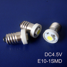 Alta qualidade dc4.5v e10 led luz, e10 5 v led, e10 lâmpada, e10 lâmpada, e10 luz, e10 lâmpada indicadora, e10 led 4.5 v, frete grátis 500 pc/lote 2024 - compre barato