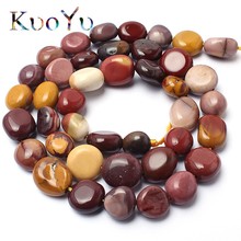 Cuentas de Mookaite irregulares de piedra Natural de 8-10mm, cuentas de Mookaite para pulsera de joyería DIY, collar de 15 "/pulgadas 2024 - compra barato