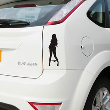 Aliauto-pegatina reflectante para coche, chica en Bikini, accesorios para Ford Focus 2 Volkswagen Polo Golf Renault 2024 - compra barato