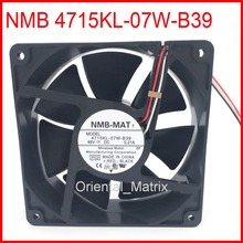 NMB-MAT-ventilador de refrigeración, 4715KL-07W-B39 12038 48V 0.21A, envío gratis 2024 - compra barato