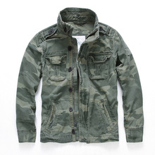Camouflage Jacket Men Cargo Coat Mens Military Biker Jacket Hip Hop Casual 2018 Fashion Spring Fall Camo Jackets for Men S193 2024 - buy cheap