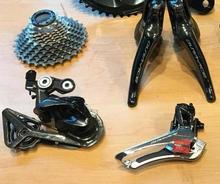  DURA ACE R9100 groupset 2*11s shift brake lever + rear derailleur + front derailleur + cassette + chain road bike 28T 2024 - buy cheap