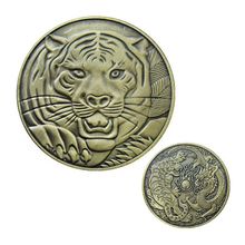 Dragon Battle Commemorative Coin Animal Alloy Antique Commemorative Coin Love Medal Art Collection 2024 - buy cheap