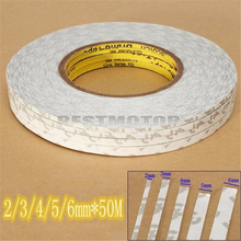 50M x 2-6mm Double Sided Extremely Strong Tape Adhesive Fix For Cellphone Touch Screen LCD Mobile Phone Repair Tape 2024 - buy cheap