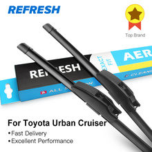 REFRESH Щетки стеклоочистителя для Toyota Urban Cruiser Fit Hook Arms 2009 2010 2011 2012 2013 2014 2015 2016 2024 - купить недорого