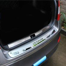 for Skoda Octavia A7 2015-2017 Car styling Guard rear bumper protection trunk Sylmann board auto parts 2024 - buy cheap