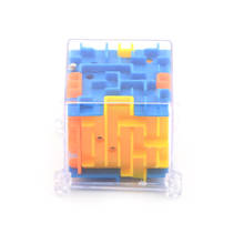 Для детей магический куб головоломка 3D Мини скоростной куб лабиринт вращающийся шар игрушки головоломка игра кубики Волшебные обучающие игрушки 2024 - купить недорого