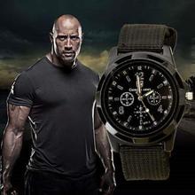 New Brand 2021 Men Casual Quartz Watch Zegarki Meskie Soldier Canvas Strap Military Watches Sports Men Reloj Hombre  Wristwatch 2024 - buy cheap