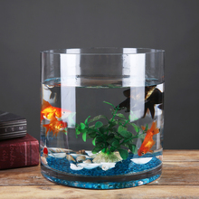 Glass Fish Tank L Creative Thickening Straight Cylindrical Living Room Office Goldfish Tank Transparent Turtle Tank Hydroponics 2024 - buy cheap