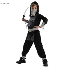 M-XXL Boys anime Cosplays Kids Children Halloween Warrior Ninja Costume Carnival Purim stage play Masquerade Party Dress 2024 - buy cheap